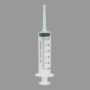 China Manufacturer 3 Parts Medical Disposable Syringe with Needle 10ml