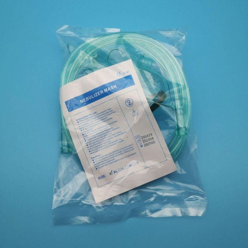 CE&ISO Certificated Disposable Medical Sterile Adult Child Plastic Nebulizer Oxygen Mask