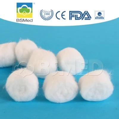 Medical Disposable Cotton Ball Disposable Absorbent Cotton Ball with CE