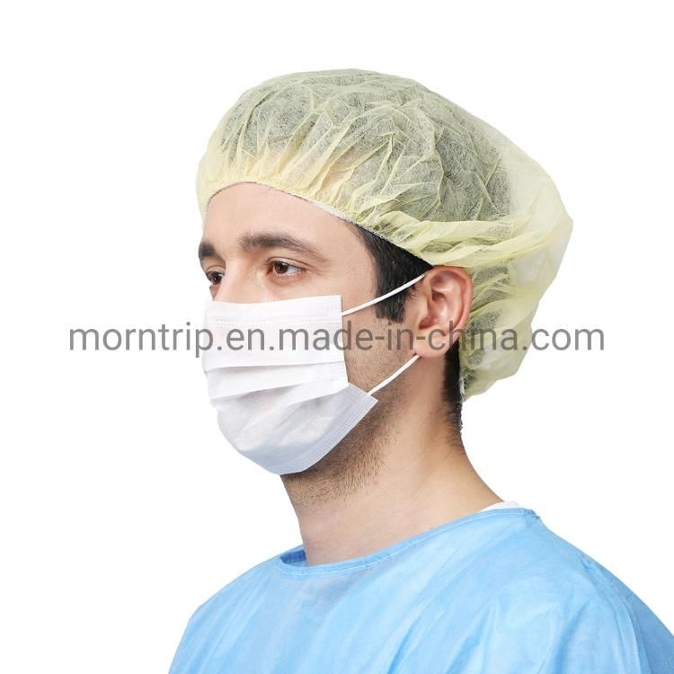 Disposable PP SMS Medical Labs Bouffant Cap Hair Cover