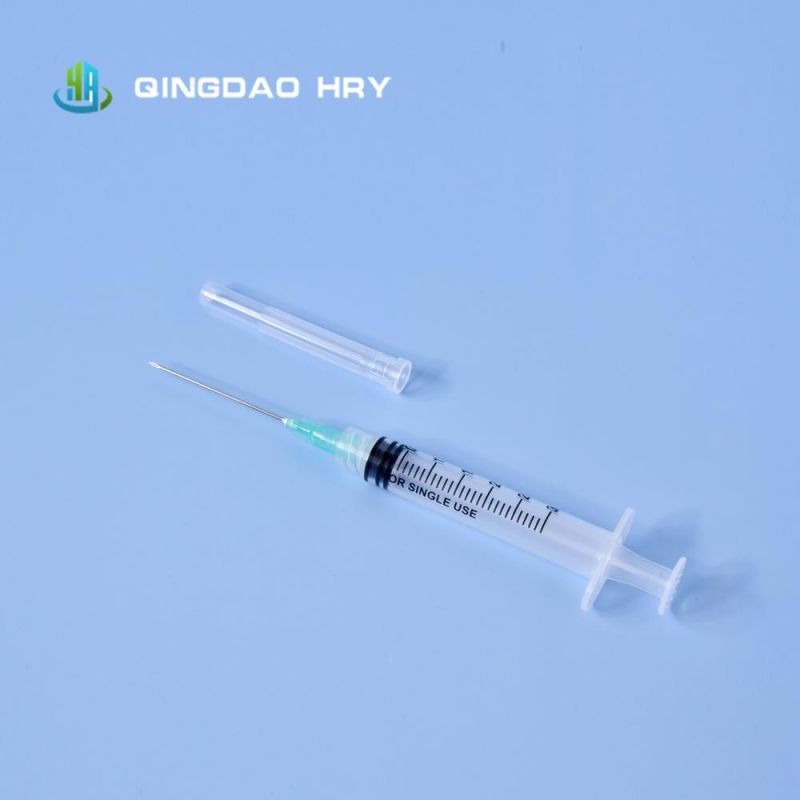 Stock Syringe 1ml 3ml Luer Lock or Luer Slip From China Factory Eo Sterile FDA CE ISO SGS