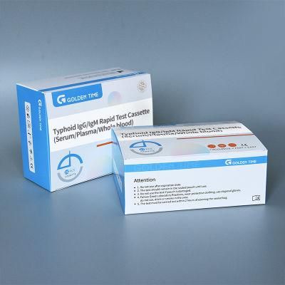 One Step Rapid Typhoid Lgg Igm Diagnostic Test for Typhoid