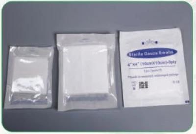 100% Cotton Gauze Swab (Sterile Available) Medical Consumables Size 2X2