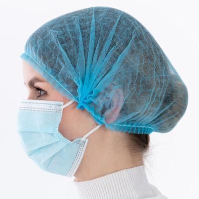 Disposable Nonwoven Hairnet Colorable/White/Green/Customized Disposable Head Clip Cover