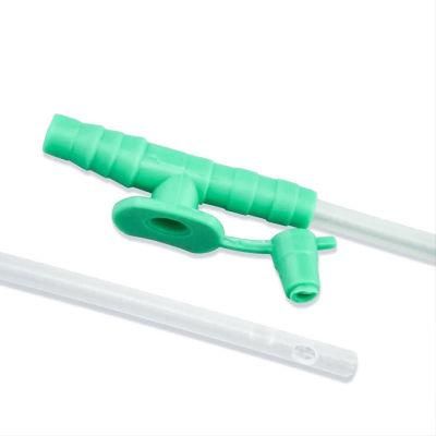 Disposable Sterile Medical Grade PVC Health Sputum Suction Catheter Tube with Control Valve