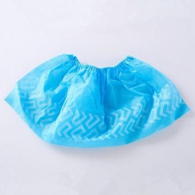 Blue Plastic Waterproof Disposable Protective Foots Safety Shoes Covers