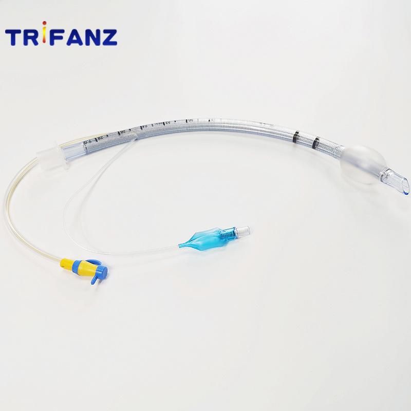 Disposabe Reinforced Endotracheal Tube with Suction Lumen