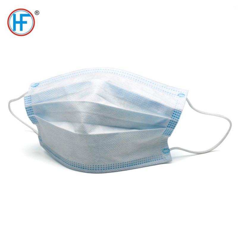 Mdr CE Approved 3 Ply Meltblown Disposable Medical Mask Surgical Various Color Disposable Mask