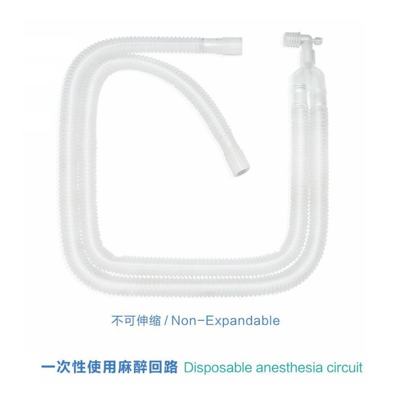 Medical Breathing Tube Disposable Silicone Breathing Circuit Tube