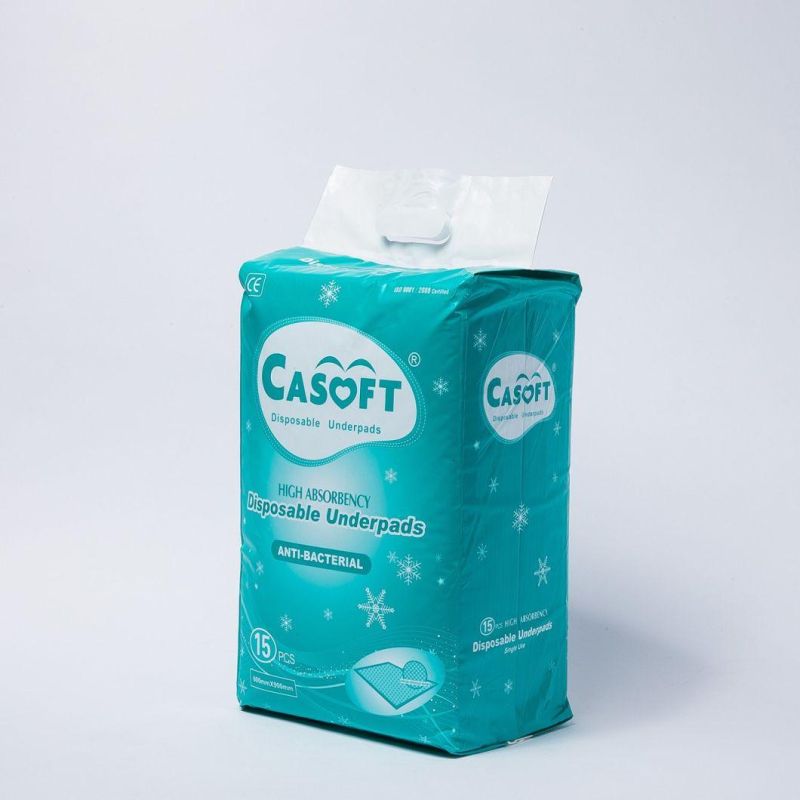 OEM ODM China Wholesale Xxxx Underpad Disposable Pad Incontinence Pad Private Label Free Samples Super Absorbency Surgical Non-Woven Adult Underpad