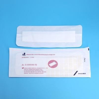Adhesive Non-Woven Wounding Dressing for Single Use