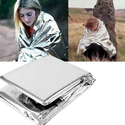 Extra Large 4 Pack Thermal Mylar Foil Space Emergency Blanket for Hiking Camping and Car Emergency Use