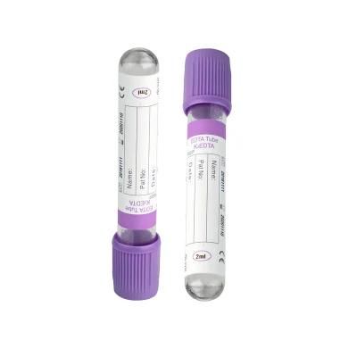 Disposable Medical Pet Purple Lid 1ml EDTA K2 K3 Blood Collection Tube