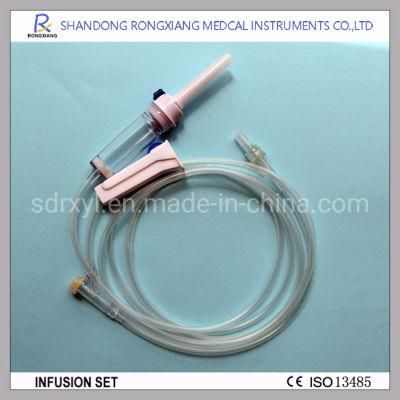 Infusion Set with Free Needle Injection Port