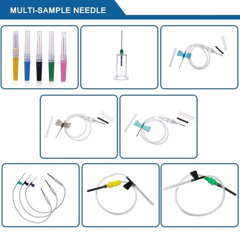 Different Types of Disposable Medical Pet Plain Vacuum Blood Collection Tube