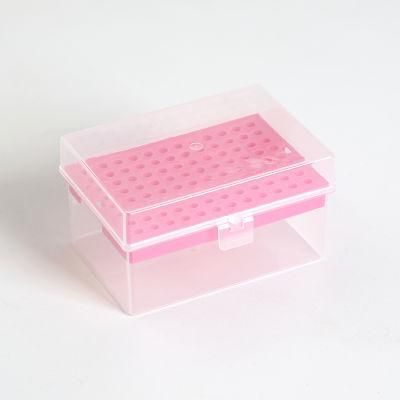 1000UL/100wells High Quality Empty PP Pipette Tip Box with Lid Pipet Tip Rack