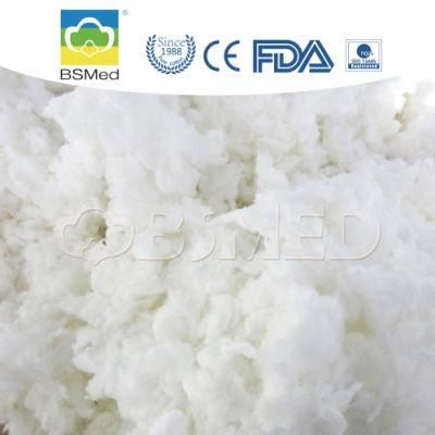 Medical Supply 100% Bleached Raw Material Cotton Medical Supplies Products