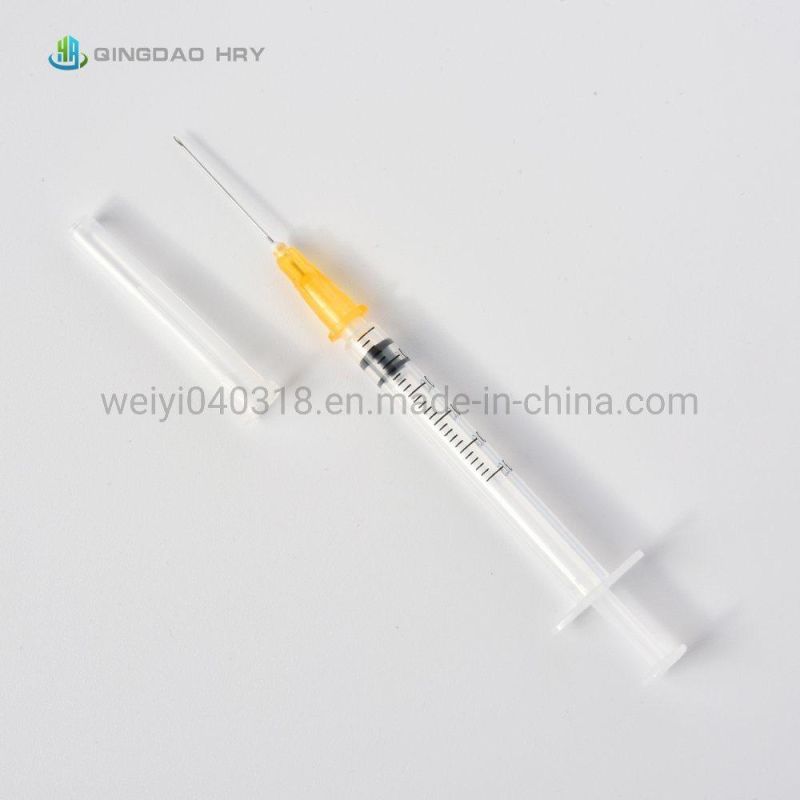 0.3ml -10ml Auto-Disable with or Without Hypodermic Needle Safety Injection Needle Self-Destructive Syringe with Different Sizes