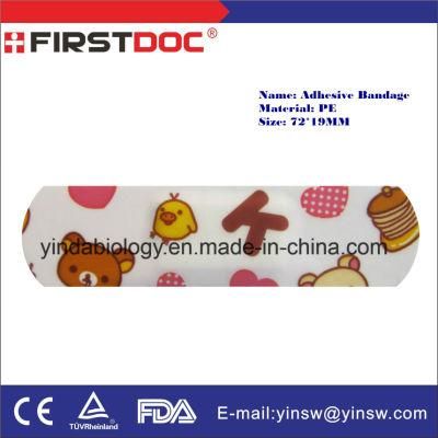 72X19mm Adhesive Bandage, Cartoon Plaster,