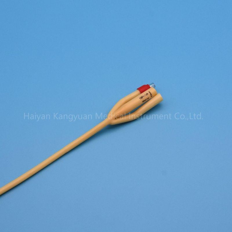 Silicone Coated Latex Foley Catheter ISO, CE Approval