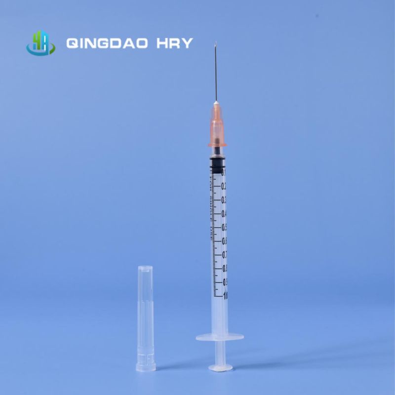 Medical Injection Disposable Syringe with Needle & Safety Needles From Factory, FDA 510K CE&ISO Certificated