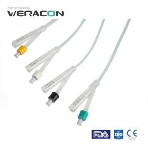 Medical Pure Silicone Foley Catheter 2 Ways