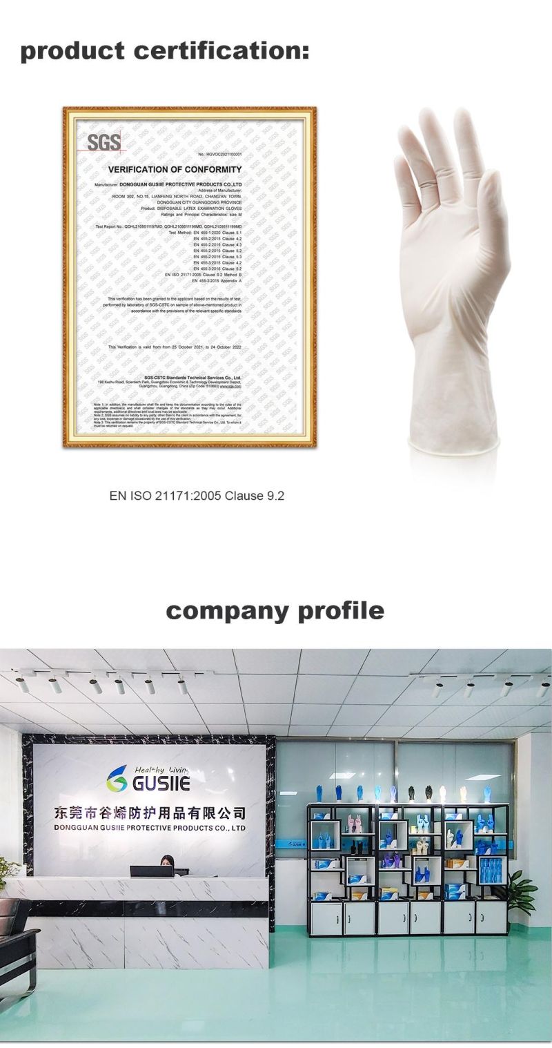 Disposable Latex Protective Gloves Safety Inspection Rubber Gloves Dealer