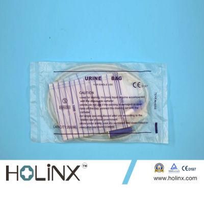 Medical Disposable Urine Collection Bag with T-Tape Valve CE&ISO Approved