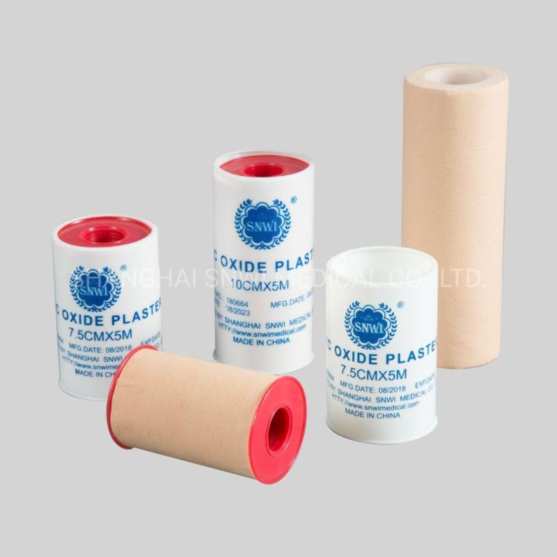 Medical Supply Product Zinc Oxide Plaster with Plastic Can