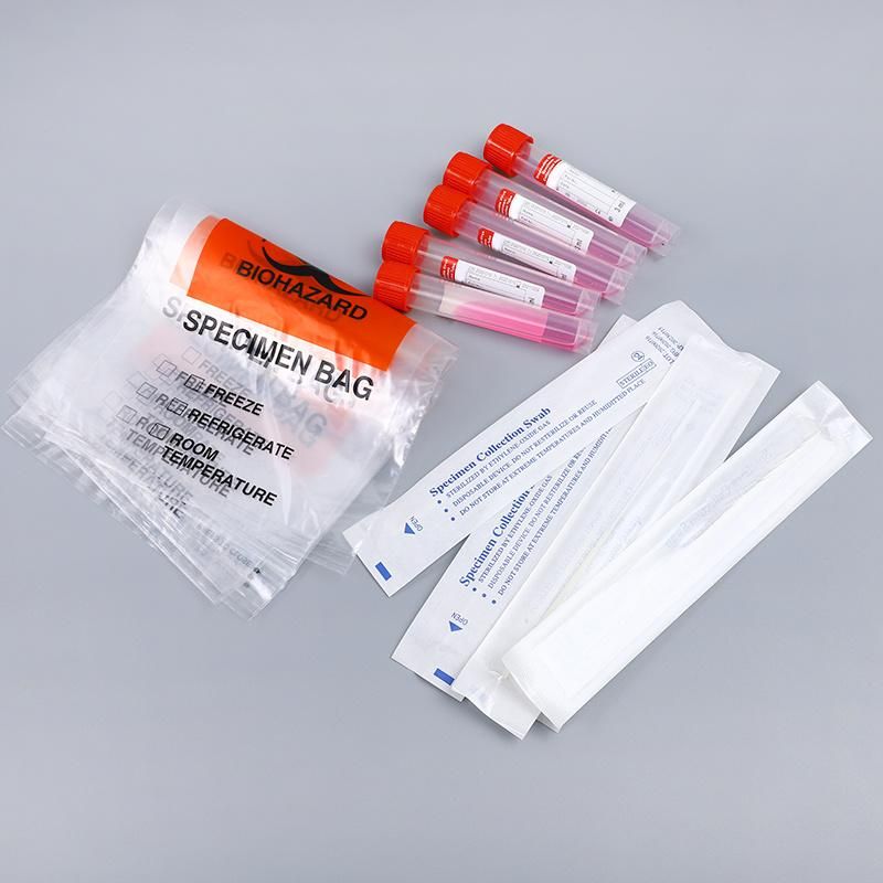 Medical Supplies Disposable Virus Sample Collection Vtm Swab Kit