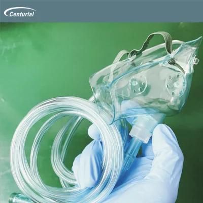 Medical Disposables Oxygen Mask for Patients Breathing Using