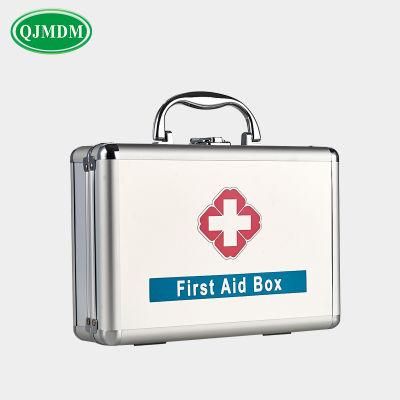 Metal First Aid Kit for Car, 10 Person Workplace or Home First Aid Kit, Emergency Kit, First Aid Box