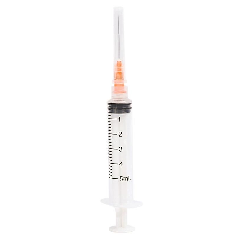 Factory Wholesale Plastic Disposable Needle Medical Supply Syringe 5ml