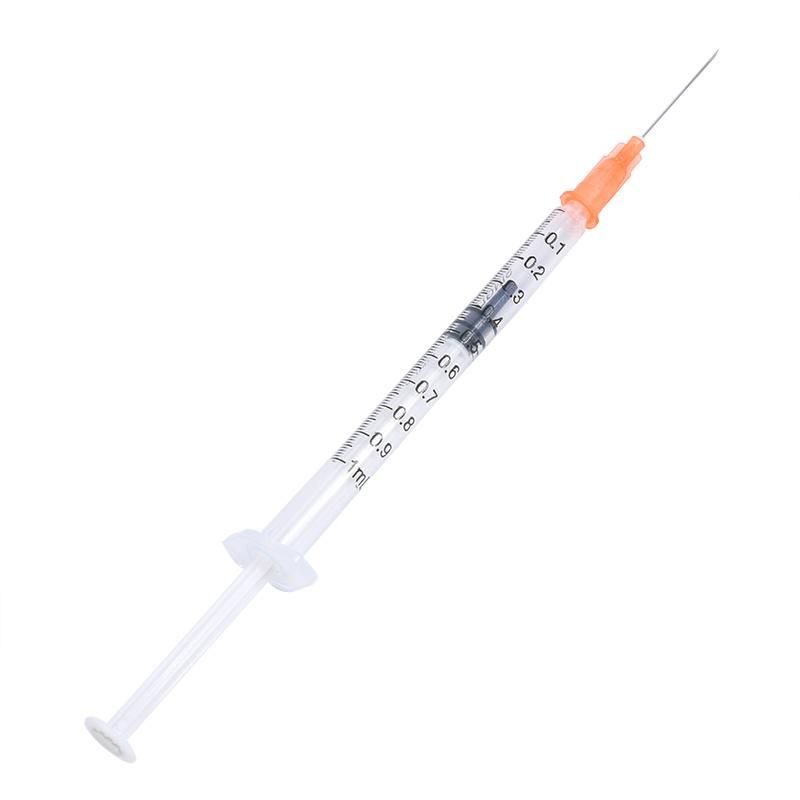 Wholesale Price Disposable Medical Safety PP Syringe with Needle 1ml