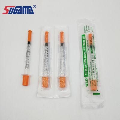 FDA Approved Disposable Medical Syringe with Needle