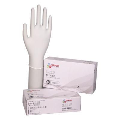 Nitrile Gloves White Powder Free Medical Grade
