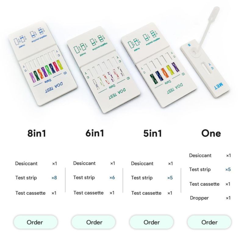 Alps Drug Abuse Cassette Strips Mouth Swab Rapid Test Kit