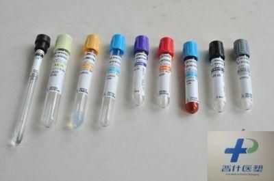 Blood Collection Tube, Sodium Citrate Tube, 9nc (3.8%) , Blue Cap with CE, ISO 13458-1.8ml