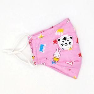Washable Reusable Cloth Face Mask with Replaceable Pm2.5 Filter Anti Dust Bacteria Mouth Kids Children Mask