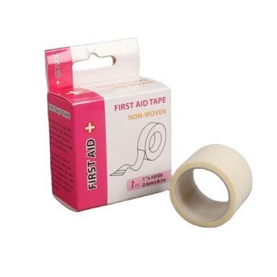 Medical Disposable 1.25/2.5cmx10y/9.1m White/Skin Color Non Woven First Aid Tape