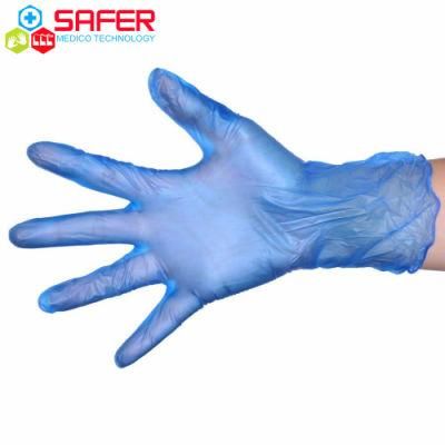 Vinyl Gloves Box 32 PCS Powder Free Food Grade Blue with High Quality