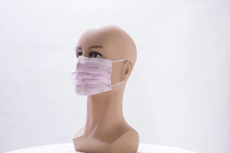 3 Ply Disposable Tie-on Non Woven Face Mask Disposable Breathing Face Mask