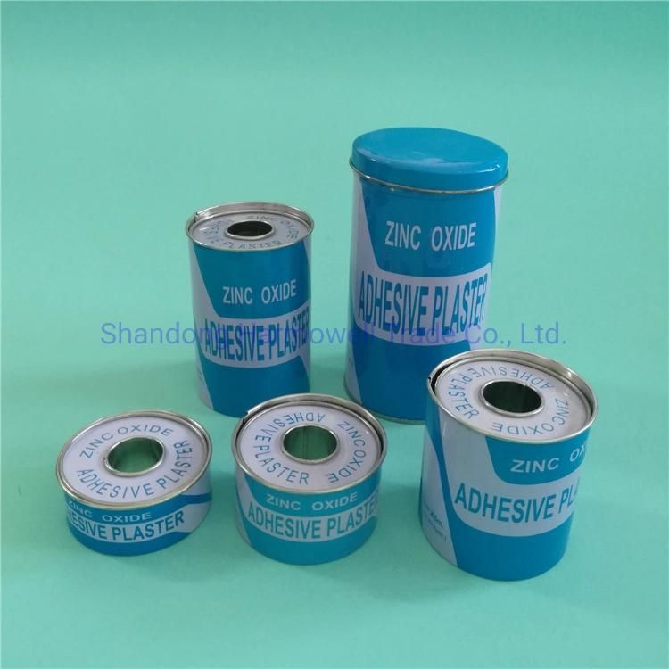 Medical Plastic Cover Skin/White Color Zinc Oxide Adhesive Tape