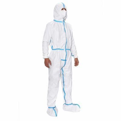 Surgical Supplies Materials Safety Clothes Surgical Gown CE Coverall Suit for Adult in China