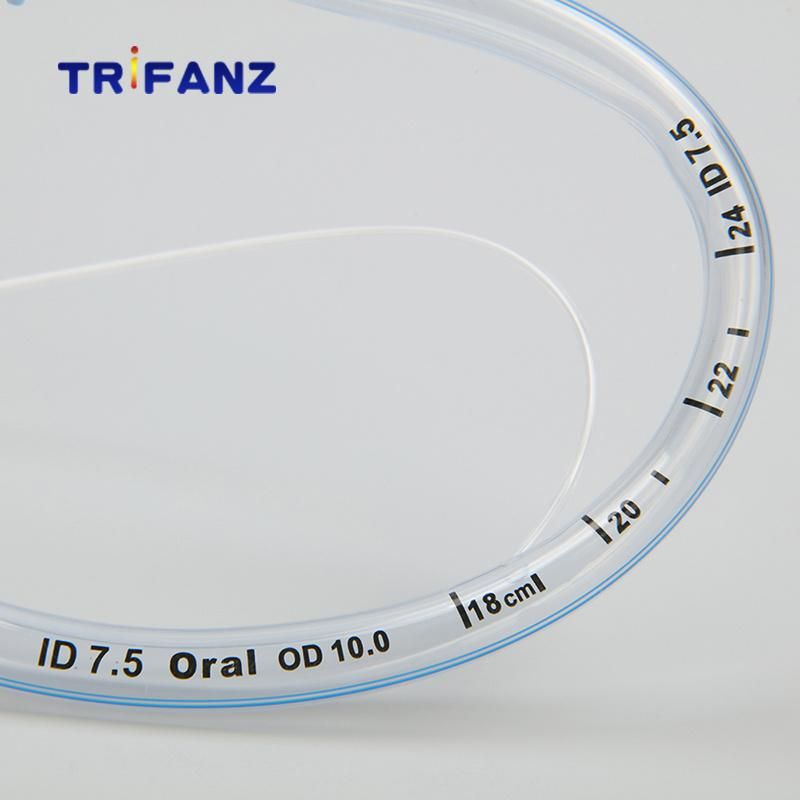 Disposable Medical PVC Tracheostomy Tube Uncuffed