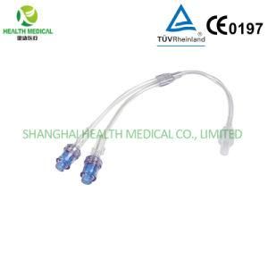 Two Way Extension Tubing, 20cm for IV Therapy, Blister Packing, Eo Sterile