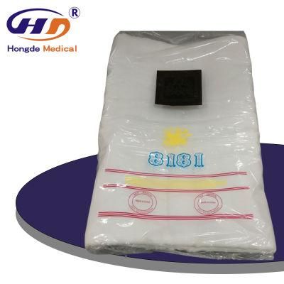 HD5 Disposable 100% Cotton Strongly Absorbent Soft Zigzag/Pillow Gauze Roll for Medical Use
