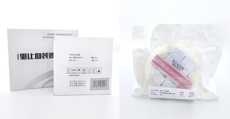 Latex Free Tourniquet Hemostasis Medical Pneumatic Tourniquet Sterile Disposable Elastic Rubber Ring Provide Bloodless Environment for Orthopedic Limb Surgery