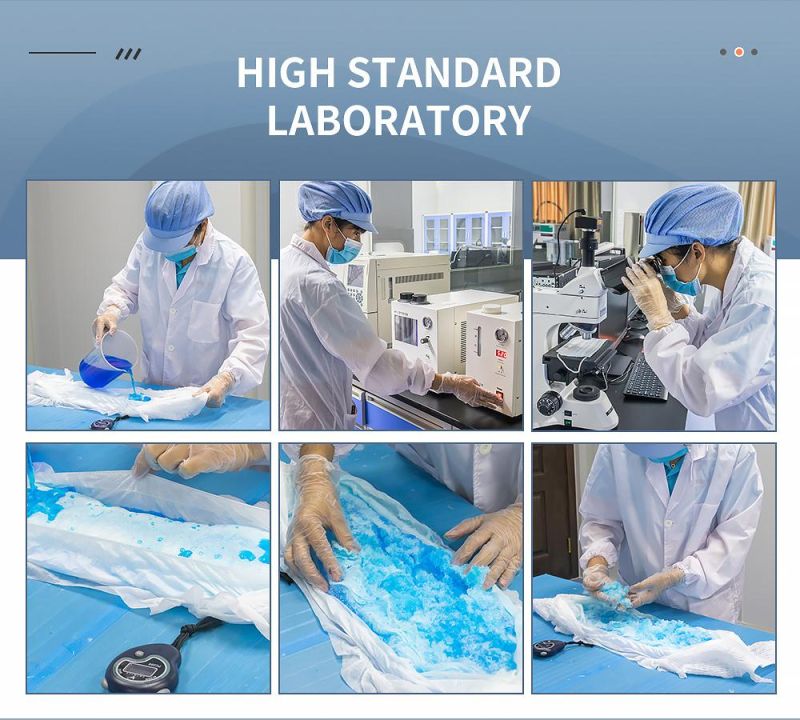 Factory Cheap Price Custom Thick Heavy Absorbency Waterproof Senior Disposable Adult Disposable Blue Underpad
