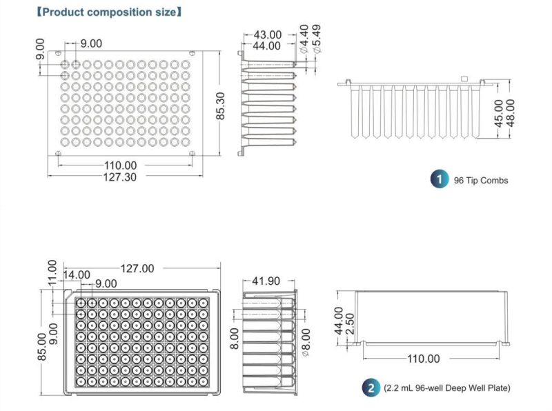 Techstar CE Viral DNA Rna Nucleic Acid Isolation Purification Kit